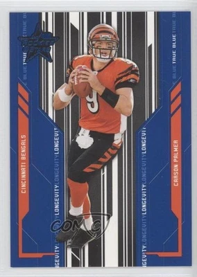 2005 Leaf Rookies & Stars Longevity Parallel True Blue /99 Carson Palmer #20 - Image 1 of 2