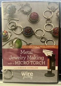 Metal Jewelry Making With A Micro Torch Wire  Step-by-Step 2-DVD Set NEW - Picture 1 of 2