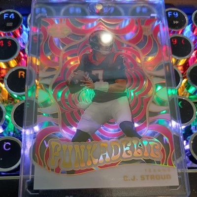 2023 Panini Illusions - Funkadelic Pink #14 C.J. Stroud 286/ 399 (RC - Image 1 of 3