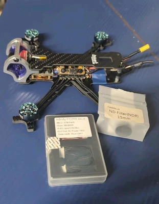 3.5" Tanq Drone Rotor Riot FPV NewBee F4 FC Caddx HD Turtle V2 Rush Tank Sub250 Foto 1 de 4