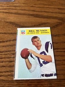 1966 Philadelphia Bill Munson Los Angeles Rams VG # 101 - Picture 1 of 2