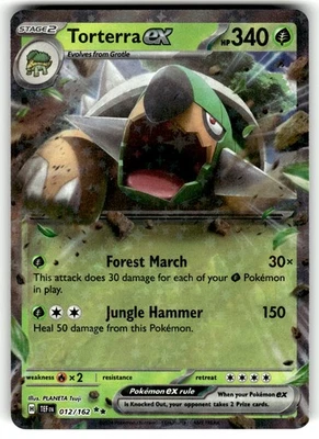 SV05: Temporal Forces #012/162 Torterra ex NM - Image 1 of 2