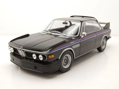 BMW 3,0 CSL 1973 Noir Modèle Auto 1:18 Minichamps - Photo 1/4