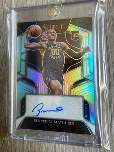 2022-23 Panini Select Bennedict Mathurin Rookie Auto Silver Prizm /249 - Bild 1 von 2