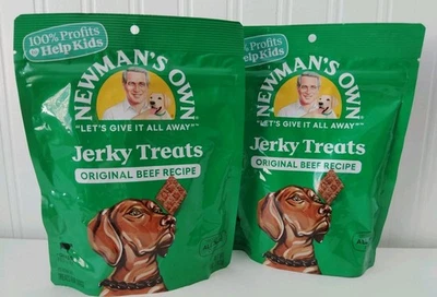 Receta original Newman's Own Beef Jerky Treats for Dogs, 5 oz (2 paquetes)  Foto 1 de 4