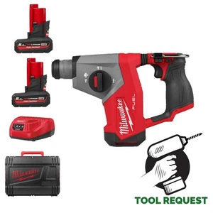Milwaukee M12FHAC16-502X 12v Fuel 16mm Compact SDS+ Hammer Drill Kit - 2 x 5.0ah - Picture 1 of 10