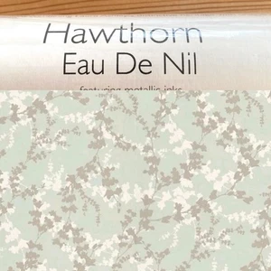Laura Ashley Home Wallpaper Hawthorn Eau De Nil Batch W072813-A/1 Sealed - Picture 1 of 8