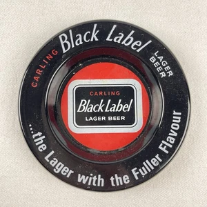 Carling Black Label Lager Beer Ashtray Vintage Advertising Barware - Picture 1 of 3