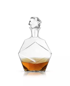 NUOVO Viski Crystal Angolato Liquore Decanter Vetro SPEDIZIONE GRATUITA - Foto 1 di 3