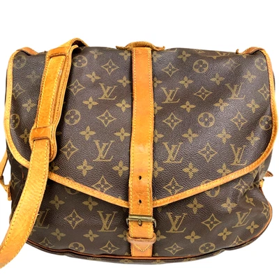 Подлинный Louis Vuitton Saumur 35 наплечная сумка через плечо монограмма M42254 AR9001 - Изображение 1 из 4