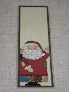 PRIMITIVE SANTA CLAUS LAMINATED BOOKMARK CS1219 - Picture 1 of 1