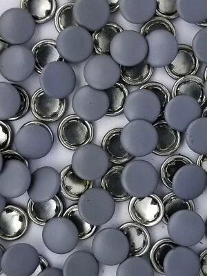 SIZE 14- 3/8"  CAPPED SNAP,  MATTE FINISH, 10 SETS,  FREE SHIPPING USA - Image 1 of 4