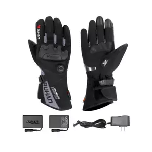 Motorcycle Winter Gloves Rechargeable Heated Gloves Waterproof Windproof Size M - Picture 1 of 12