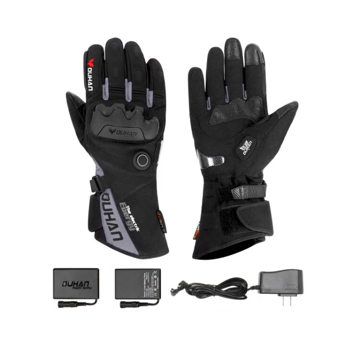 Guantes de invierno para moto guantes térmicos recargables impermeables a prueba de viento talla XL Foto 1 de 4