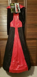 WOMENS BOUTIQUE OLD CENTURY VAMPIRE DRESS & ACCESSORIES - SIZE: 6-8 - EUC - Picture 1 of 10