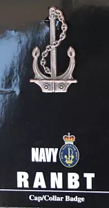RANBT CAP/COLLAR BADGE - ROYAL AUSTRALIAN NAVAL BRIDGING TRAIN WW1 REPRODUCTION - Picture 1 of 1