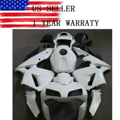 ABS Unpainted Fairing Kit For Honda CBR 600 RR 2003 2004 Injection Bodywork Set - Image 1 of 4