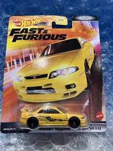 Hot Wheels Entertainment Premium 2022 Fast & Furious Nissan Skyline GT-R BNR33 - Picture 1 of 2