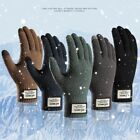 Thicken High Quality Warm Male Mitten Men Gloves Touch Screen Wool Cashmere