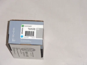 ORIGINAL Lexmark HI-CAP Tonerkassette Cyan 71C0H20 CS730 CX730 WERKSEITIG VERSIEGELT - Bild 1 von 4