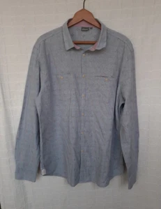 Linea Light Blue Striped Long Sleeve Shirt Size XL - Picture 1 of 9