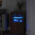 Beistellschrank mit LED-Leuchten Kommode Sideboard Schrank Holzwerkstoff vidaXL