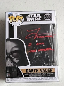 Tom O'CONNELL signiert Darth Vader FUNKO POP Inschrift Obi-Wan Kenobi BAS JSA C - Bild 1 von 2