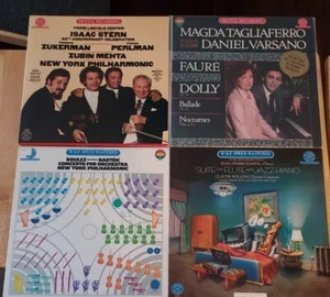 AUDIOPHILE 4-LP Lot-Boulez Conducts Bartok,Isaac Stern 60th Anniversary Etc - Imagen 1 de 9