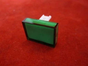 DECA Rectangular Flat Color Lens Green 50-002-12 - Picture 1 of 2