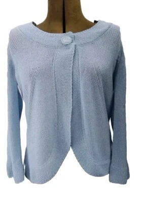 JH j h коллекционные предметы S светло-синий одна кнопка свитер с Ярлыками $49 мягкий! Удобно! - Изображение 1 из 4