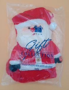 SEALED New Old Stock AVON 1999- Santa Holiday Stocking with Lights & Music - Picture 1 of 7