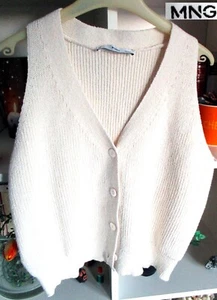 DAMEN: Sommer-Weste kieselbeige „MNG“ Gr. M - Bild 1 von 1