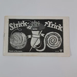 Vintage Strick-Trick Knitting Tool Instruction Booklet Made in Germany Ephemera - Picture 1 of 6