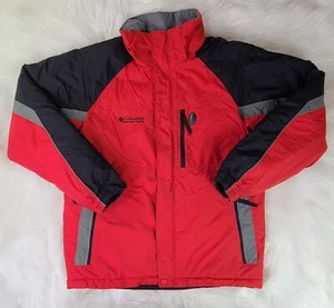 Columbia Youth Jacket 14 - 16 Red Gray  Winter Coat - Picture 1 of 9