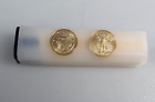 Roll of 50 Gold 2024 Gold 1/10 oz American Eagle $5 Us Mint Coins in Lot / Tube