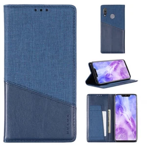 For OnePlus 7 7T 8 9 Pro 8T 6T Magnetic Canvas Flip Wallet Case Phone Case Cover - Photo 1 sur 16