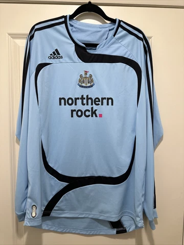 Adidas Newcastle United Mens LARGE 2007-08 Away Premier League Jersey Vintage Cover