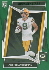 2022 Panini Rookies & Stars #127 Christian Watson RC Green Green Bay Packers - Picture 1 of 2