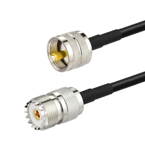 Boat Ship Marine VHF Radio Antenna Cable UHF PL-259 to SO-239 RG58 10ft Cable - Picture 1 of 3