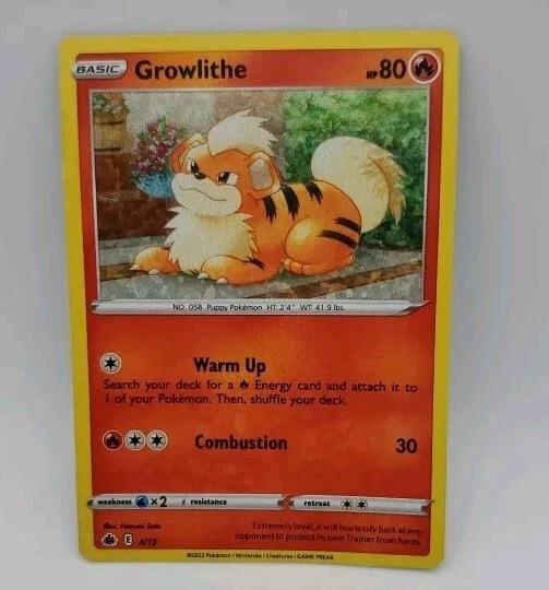 Growlithe - 4/15 - McDonald’s 2022 - Pokémon TCG #1 - Image 1 of 2