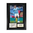 Authentic hand-signed Phil Foden Manchester Single Photo A3 Frame W/ COA