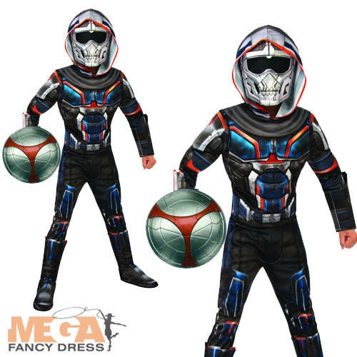 Kids Deluxe Task Master Costume Marvel Superhero Comic Book Boys Fancy Dress - Image 1 of 1