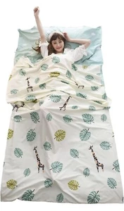 Lightweight Sleeping Bag Travel Stain Bed Sheet Hotel Indoor Sheet Bag Portable - Picture 1 of 8