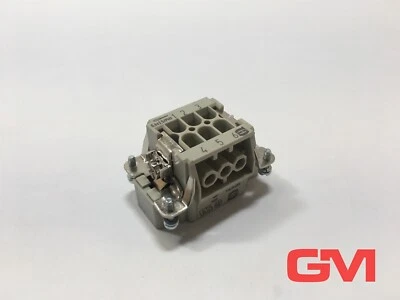 HARTING Male Insert Han 6E-M-S Insert Screw 09330062601 16A 500V Han 6E-sti-s - Image 1 of 4