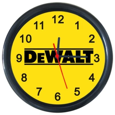 Dewalt Round Wall Clock Home Decor 10" - Image 1 of 2