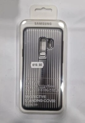 Originale Samsung Galaxy S9+ Protective Standing Cover, Silver - Immagine 1 di 2