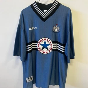 Vintage Adidas New Castle United 1996/97 Away Football Soccer Jersey Men’s XXL - Picture 1 of 8