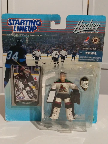 Hockey 1999-2000 Nickolai Khabibulin35 Action Figure Starting Lineup Coyotes NOS Cover