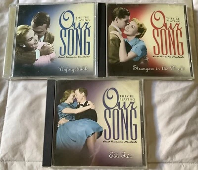 3 CD LOT THEY'RE PLAYING OUR SONG NAT KING COLE PEGGY LEE DEAN MARTIN DORIS DAY Foto 1 de 4