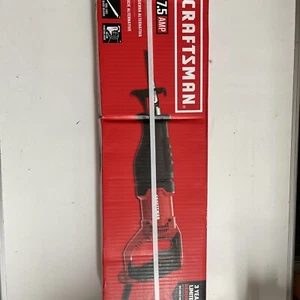 CRAFTSMAN Reciprocating Saw, 7.5-Amp, Corded (CMES300), Red, Black - Picture 1 of 2